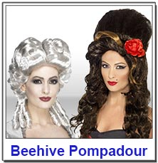 Beehive Pompadour Ladies Wigs