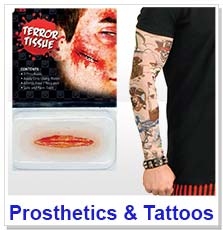 Prosthetics, Scars & Tattoos