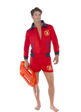 Baywatch Lifeguard Costume - Short Shorts