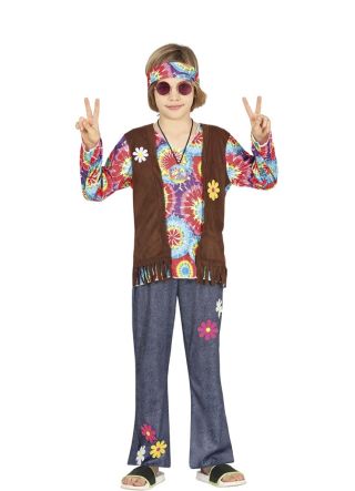 Peace Mannn! Tie Dye Hippie – Boy’s Costume