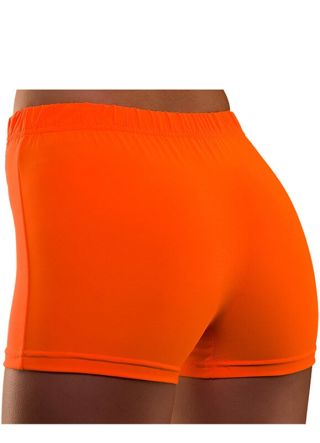 80s Hot Pants Neon Orange
