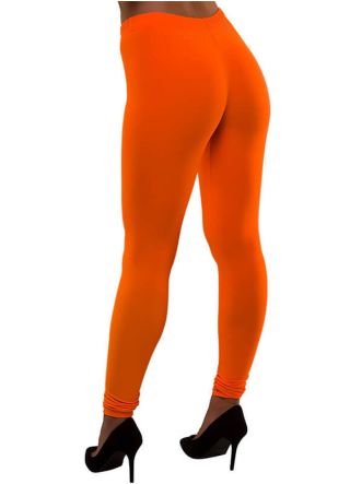 80s Leggings Neon Orange