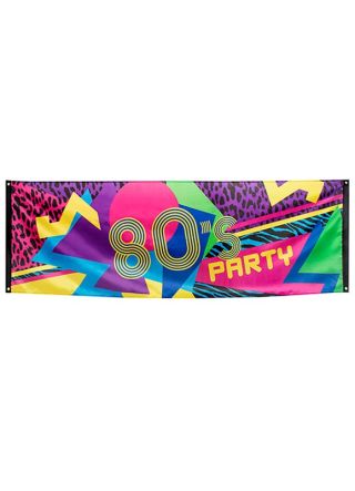 80’s Party Banner 202 x 74cm   