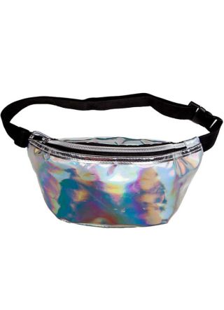 Bumbag – Holographic Silver - up to 48” Waist