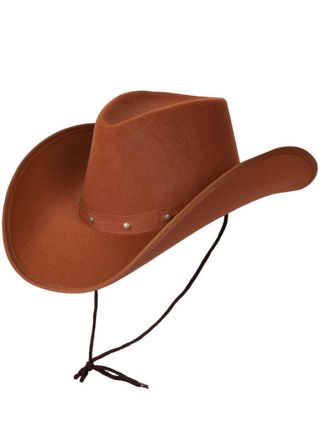Texas Brown Studded Cowboy Hat