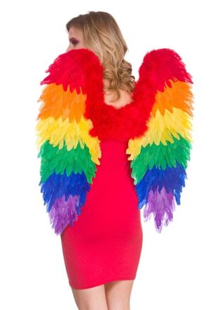 Rainbow Wings - Large 75cm x 75cm