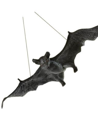 Giant Hanging Bat Halloween Prop - 41cm wing span