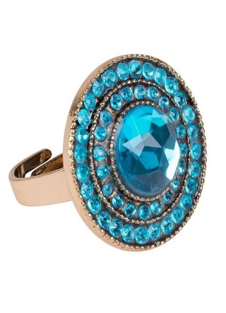 Ancient-Style Blue Stone Ring