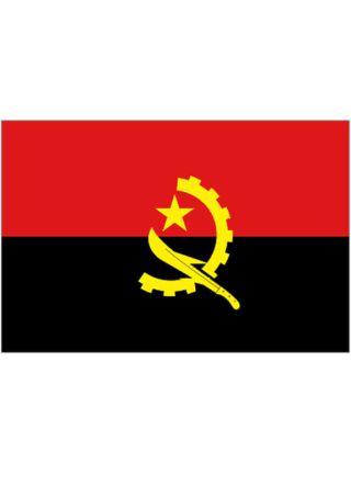 Angola Flag 5ftx3ft