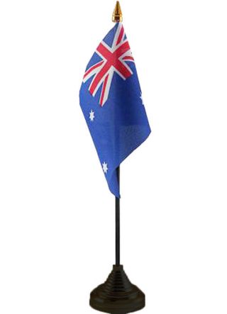 Australia Table Flag 6" x 4" 