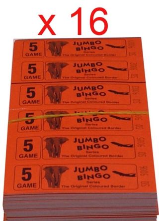 BINGO: 5 Game - 1 Carton - 16 Bundles