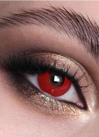 Bloody Red Contact Lenses - One Day Wear 