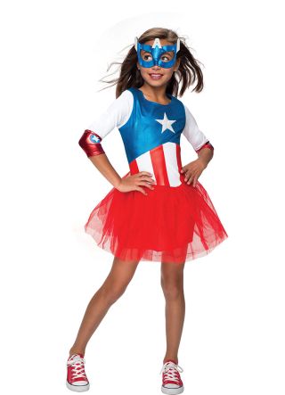 Captain America - American Dream - Marvel - Girls Costume