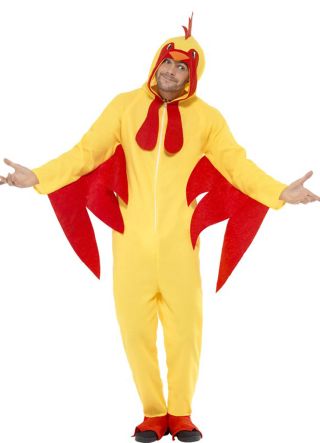 Chicken Onesie with Red Wings