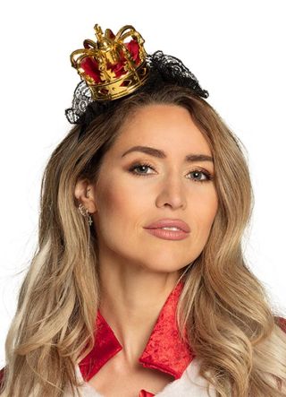 Mini Regal Royal Crown on Headband 