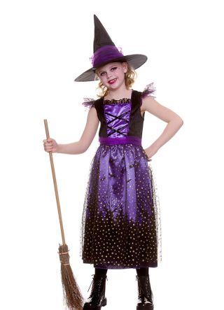 Deluxe Purple Enchanted Witch – Girls Costume