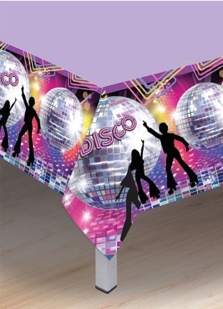 70's Disco Party Table-Cover 137cm x 274cm