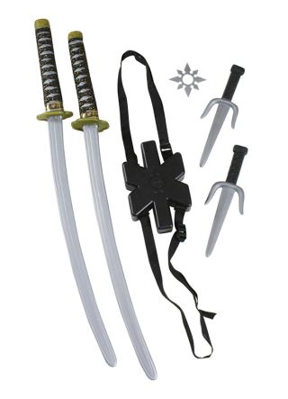 Double Ninja Sword Set - 72cm