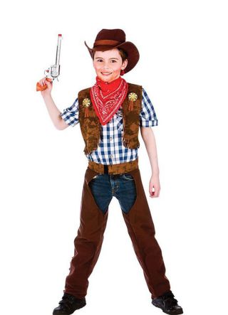 Western Gunslinger Costume Kit - Boys