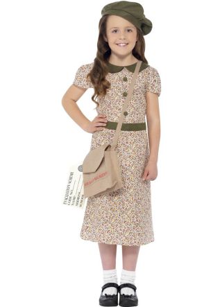 WWII Evacuee Girl - Floral Dress 
