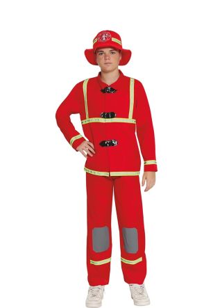 Teen Unisex Firefighter Costume