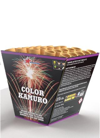 Firework (CAKE) Colour Kamuro – 40-shot – 20 Seconds