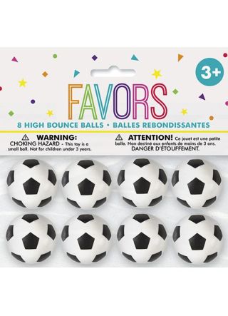 Football Favour Bouncy Balls – 8pk