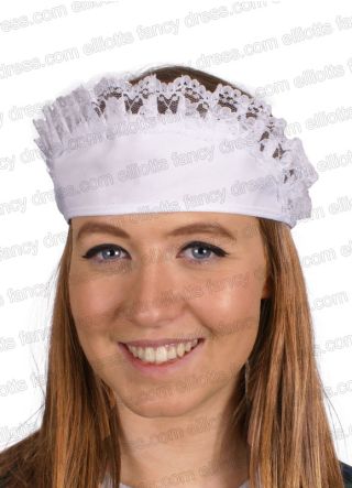 French Maid Headpiece (White) 