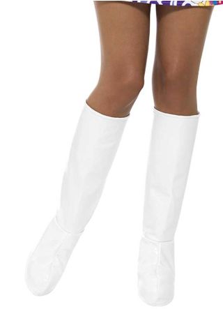 60's & 70's Austin Powers White Boot Covers