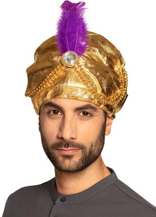 Gold Sultan Turban Hat