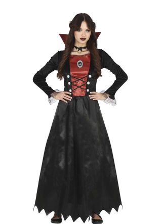 Gothic Vampiress Teen Costume Dress Size - 8-10 - 160cm