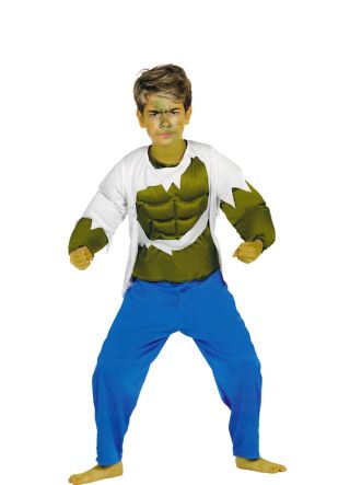 Green-Muscled Giant – Boys Superhero Costume