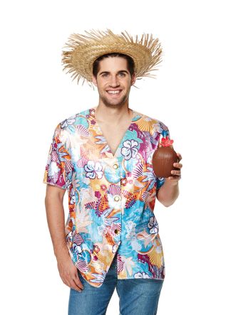 Hawaiian Shirt (Beach Print)  