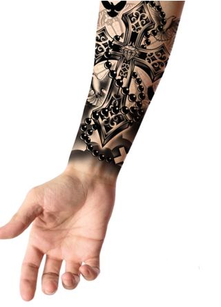 Holy Cross – Tattoo Transfer – 23cm x 13cm
