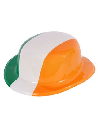 Ireland Tricolour Plastic Bowler Hat