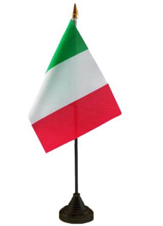 Italy Table Flag 6" x 4"