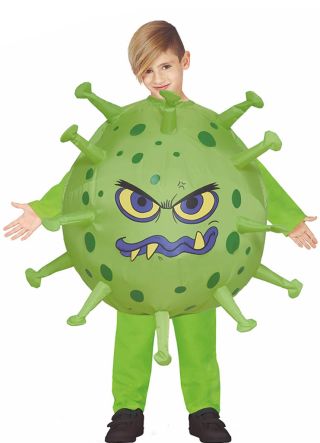 COVID Virus Inflatable Kids Costume 