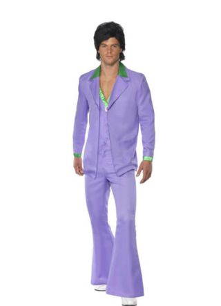 70s Disco-Singer Suit - Lavender