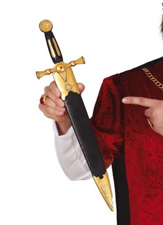 Medieval Knight Templar Sword and Sheath 52cm