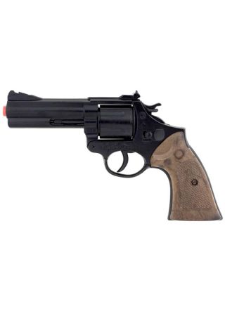 Metal Police Revolver – 12 Shot Cap Gun - 22cm