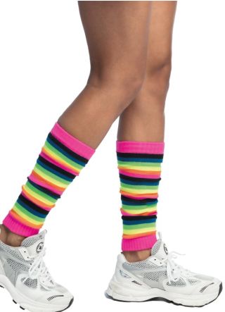 80s’ Fitness Legwarmers – Multi-Coloured 