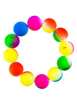 Multicoloured Chunky Beads Bracelet