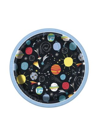 Outer Space Paper Plates 17.5cm – 8pk