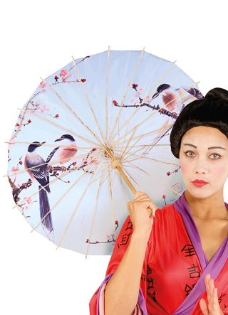 Traditional Wood Frame Japanese Style Parasol