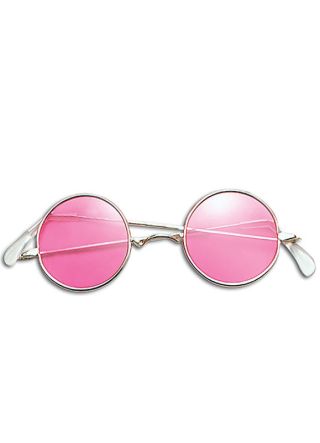 60's Beatles Glasses - Penny Pink 