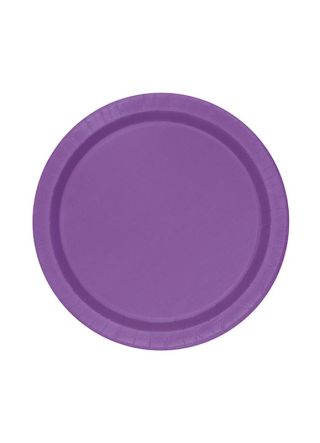Pretty Purple Paper Plates 17.5cm – 20pk