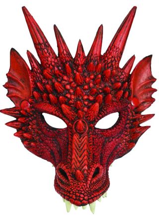 Red Dragon Half Mask – Soft