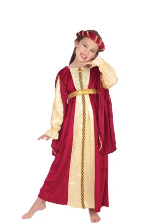 Regal Princess Red - Girls Costume 
