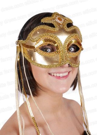 Rialto Gold Eye Mask