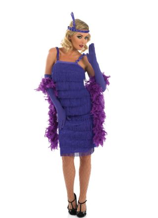 Roaring 20's Flapper (Purple) Costume
